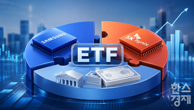최근 삼성전자와 SK하이닉스 두 종목을 앞세운 채권혼합형 ETF가 잇달아 출시되고 있다. /사진=챗지피티