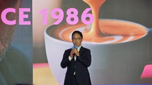 박성용 네스프레소코리아 대표가 '버츄오 월드 미디어 데이'에서 발언하고 있다. 이현정 기자