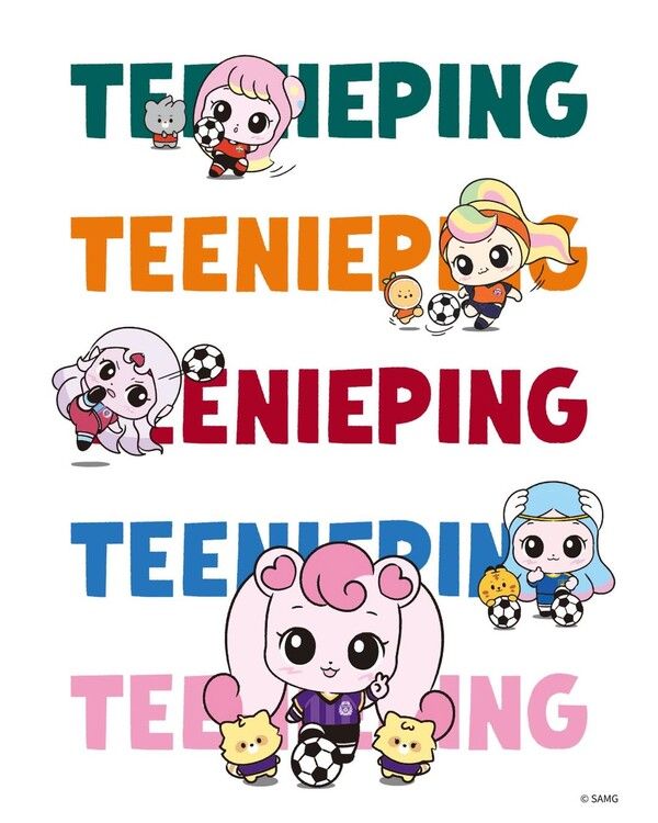 캐치! 티니핑이 K리그 5개 구단과 협업한다. /티니핑 인스타그램