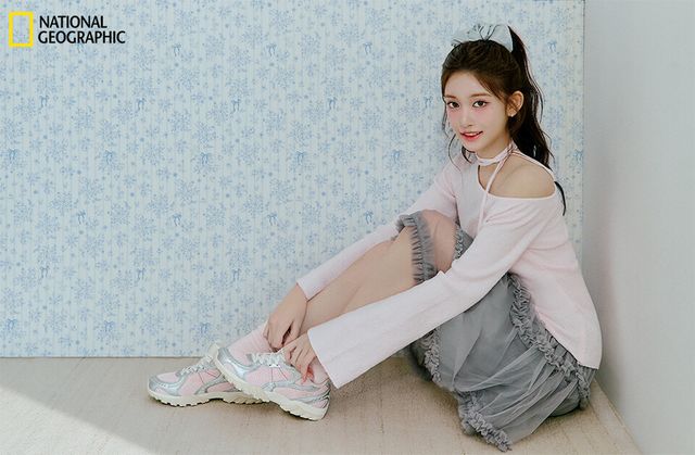 내셔널지오그래픽 어패럴이 아이브 이서와 함께한 캠페인 화보를 공개했다. /더네이쳐홀딩스 제공