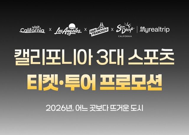 마이리얼트립이 미국 4개 관광청과 ‘캘리포니아 스포츠 여행’ 공동 프로모션을 전개한다. /마이리얼트립 제공