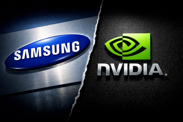 삼성과 엔비디아 CI 로고 대비./ChatGPT