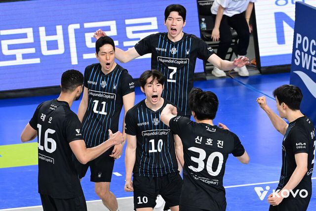 프로배구 V리그 남자부 현대캐피탈. /KOVO 제공