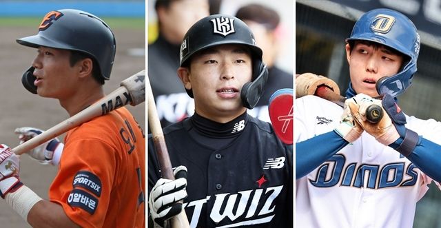 오재원(왼쪽부터), 이강민, 신재인. /한화 이글스, KT 위즈, NC 다이노스 제공