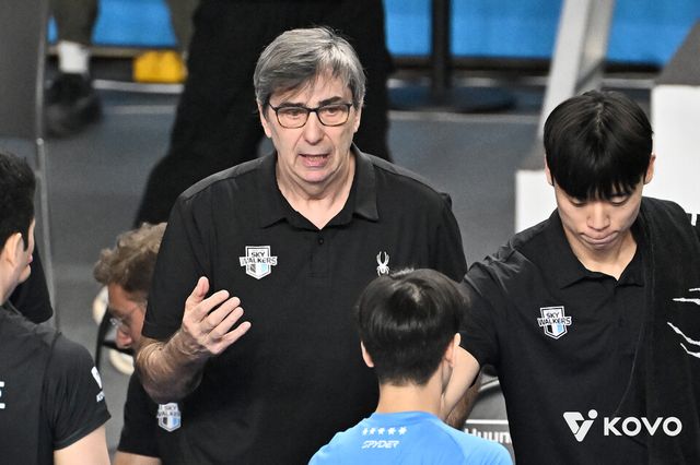 프로배구 V리그 현대캐피탈의 필립 블랑 감독. /KOVO 제공