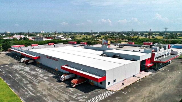 인도 첸나이 초코파이 제3라인. 롯데웰푸드 제공