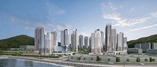 여수 소제 중흥S-클래스 우미린 투시도./우미건설