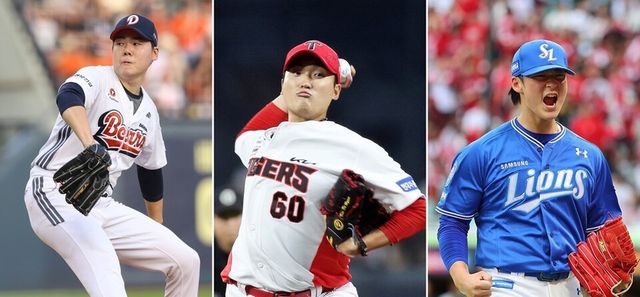 최승용(왼쪽부터), 김도현, 이호성. /연합뉴스