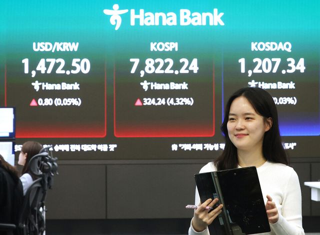 코스피가 11일 반도체주와 자동차주 강세에 힘입어 사상 첫 7800선에 안착했다. /사진=연합뉴스