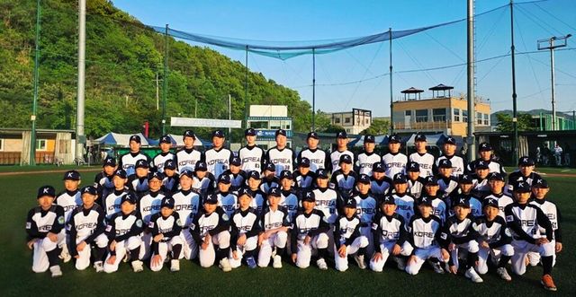 대한유소년야구연맹 대표팀. /대한유소년야구연맹 제공