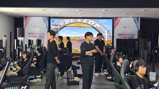 8일 용인에서 2026 아이치-나고야 아시안게임 그란 투리스모 7 종목 국가대표 선발전이 진행되는 모습./곽호준 기자