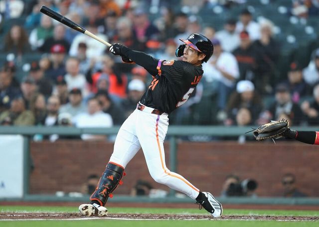 미국프로야구 메이저리그(MLB) 샌프란시스코 자이언츠의 이정후. /연합뉴스