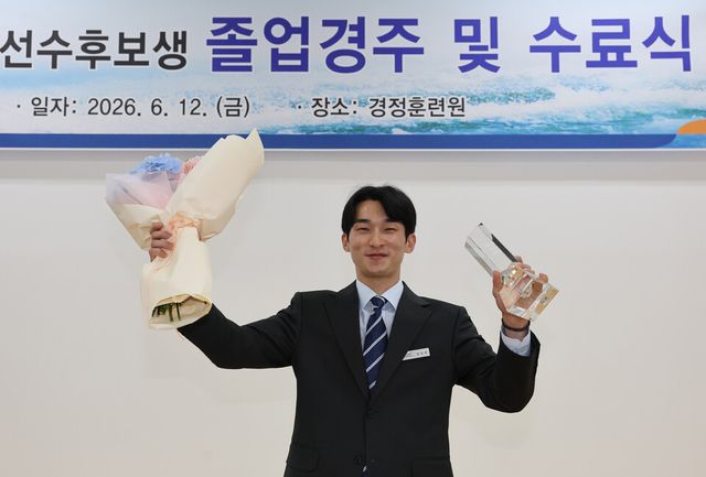 3-1 제18기 경정 선수 후보생 졸업식에서 수석 졸업과 졸업경주를 석권한 김상범 후보생