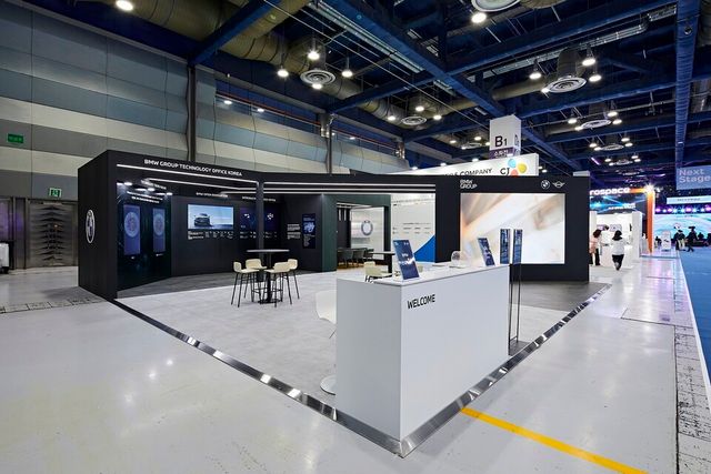 아시아&nbsp;최대&nbsp;규모&nbsp;글로벌&nbsp;스타트업&nbsp;행사 '넥스트라이즈 2026'에 마련된&nbsp;BMW&nbsp;부스의 전경./BMW&nbsp;그룹 테크놀로지 오피스 코리아