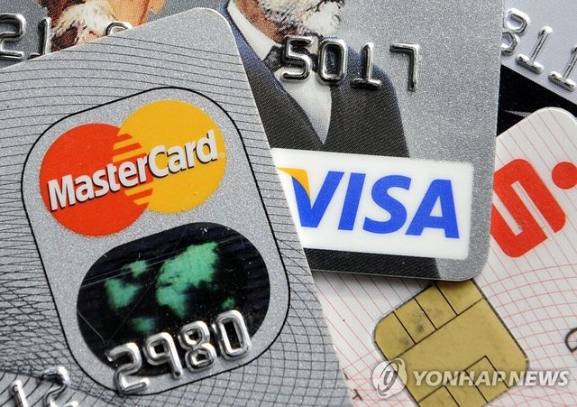 지난해 거주자의 카드 해외 사용금액은 229억1000만달러로 전년 217억2000만달러보다 5.5% 증가하면서 역대 최고를 기록했다. / 연합뉴스&nbsp;