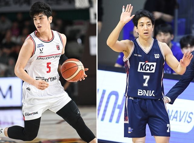 변준형(왼쪽), 허훈. /KBL 제공