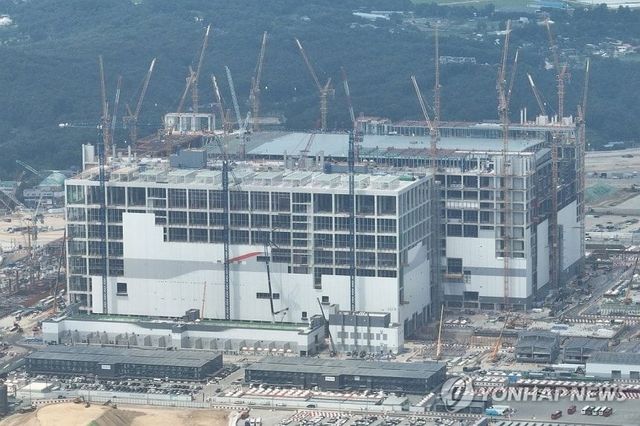 경기도 용인시 용인반도체클러스터 일반산단 공사현장. /연합뉴스