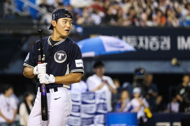 김도영이 10일 서울 잠실구장에서 열린 홈런더비에 출전하고 있다. /KIA 타이거즈 제공
