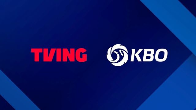 TVING과 KBO 로고. /KBO 제공