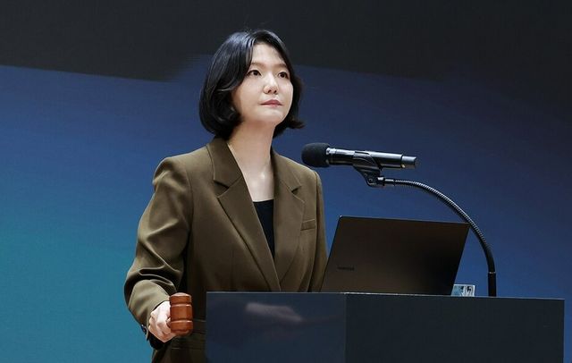 지난 3월 23일 네이버 제27기 정기주주총회에서 발언하는 최수연 대표./네이버