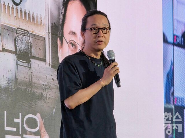 송길영 작가가 28일 열린 아임웹 ‘브랜드콘 26’에서 발언하고 있다./김종효 기자