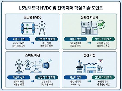 LS일렉트릭 HVDC 및 전력 제어 핵심 기술 포인트