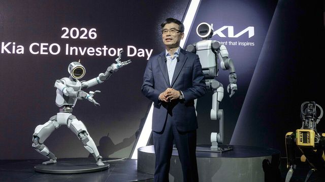 지난 4월 9일 서울 신라호텔에서 열린 기아의 '2026 CEO 인베스터 데이'에서 발표에 나선 송호성 기아 대표이사 사장./기아