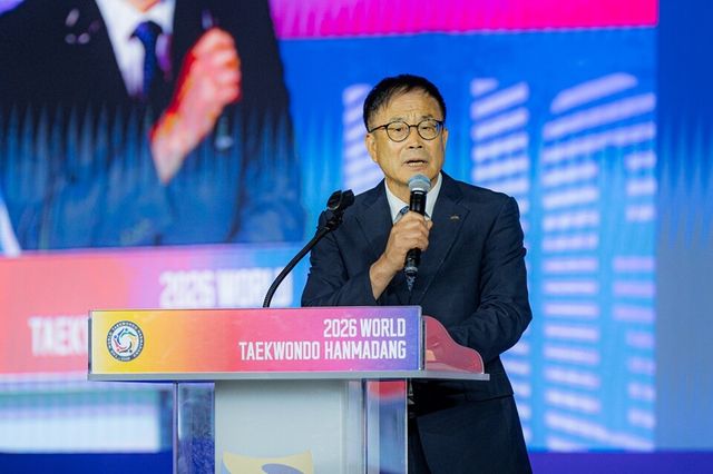 윤웅석 국기원장이 개회사를 하고 있다. /국기원 제공