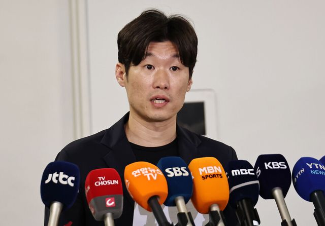 박지성 K-축구혁신위원회 공동위원장.&nbsp; /연합뉴스