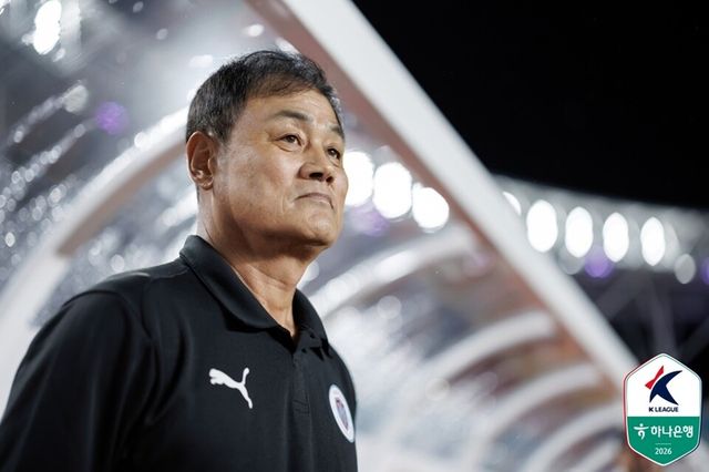 최윤겸 용인 감독. /한국프로축구연맹 제공