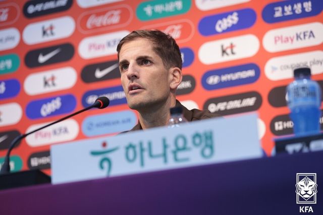 로베르트 모레노 대한민국 축구 대표팀 감독. /대한축구협회 제공