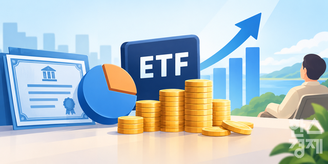 국내 채권혼합형 상장지수펀드(ETF)의 순자산총액이 연초 대비 60% 가까이 급증했다. /사진=AI생성 이미지
