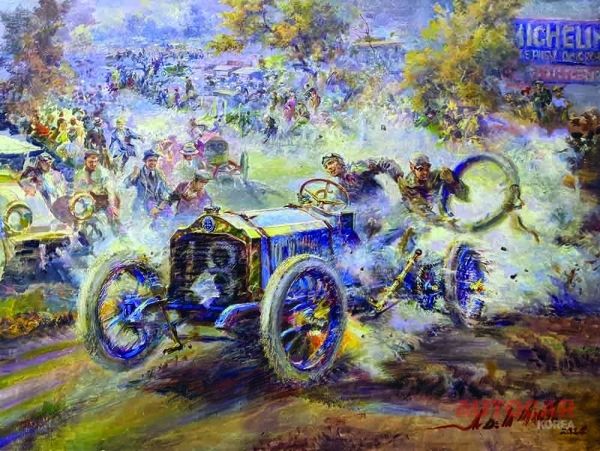 1906년 밴더빌트 컵, 아서 듀레이의 로레인-디트리히 레이싱카<br>