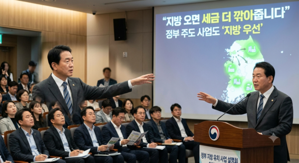 사진=“지방 오면 세금 더 깎아줍니다”… 정부 주도 사업도 ‘지방 우선’ (AI 생성)