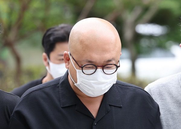 돈 스파이크가 지난해 9월 28일 서울북부지방법원에서 열린 영장실질심사에 출석하고 있다. [연합뉴스]