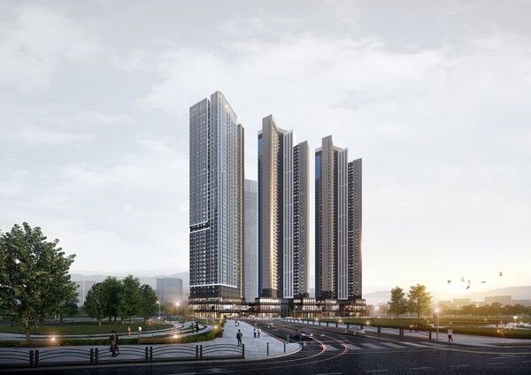  ‘더샵 퍼스트월드’ 투시도 [포스코이앤씨]