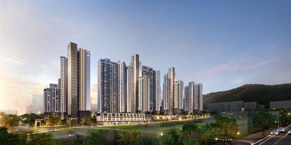 '아크로 리츠카운티' 단지 투시도 [DL이앤씨]