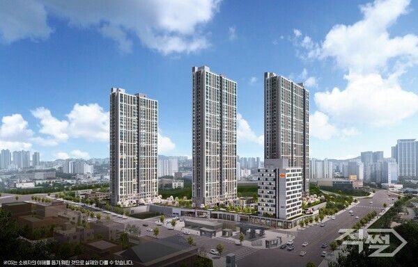 &nbsp;‘e편한세상 동인천 베이프런트’ 투시도 [DL건설]