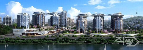  ‘디에이치 한강(THE H HANGANG)’ 조감도 [현대건설]