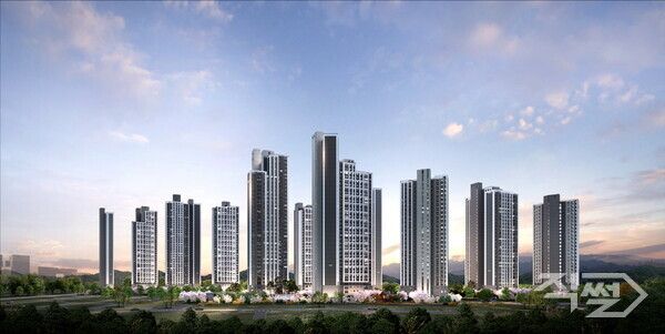 e편한세상 일산 메이포레 투시도. [DL이앤씨]