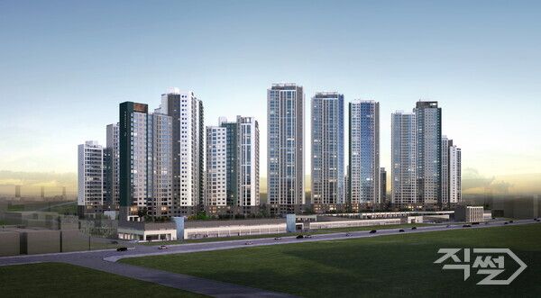 인하대역 푸르지오 에듀포레 투시도. [대우건설]