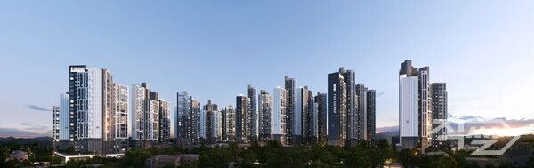 전주 ‘더샵 라비온드’ 투시도 [포스코이앤씨]