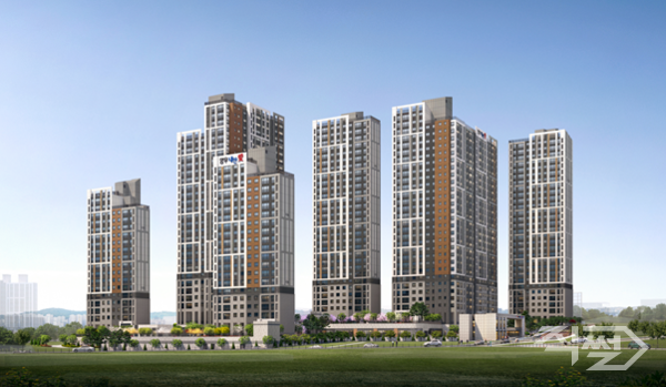 ‘천안 두정역 양우내안애 퍼스트로’ 투시도 [양우건설]