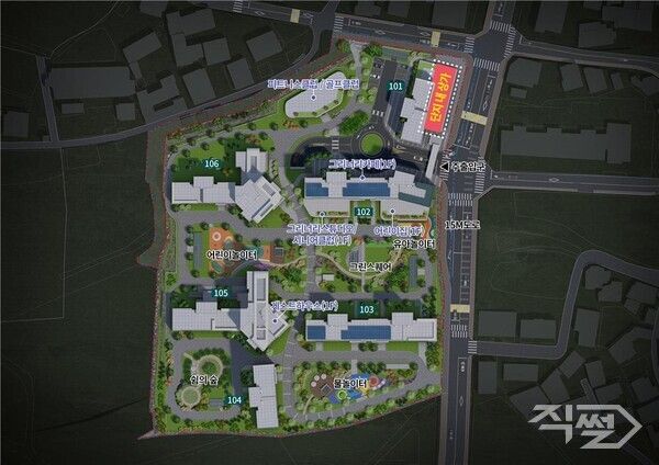  ‘논산 푸르지오 더 퍼스트’ 단지 내 상가 배치도 [대우건설]