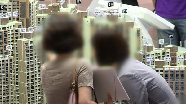 아파트 분양 현장. [연합뉴스]