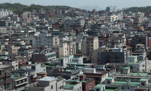 서울의 한 단독주택·빌라촌 [연합뉴스]