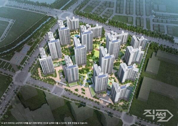 &nbsp;‘탕정 푸르지오 센터파크’ 조감도 [대우건설]