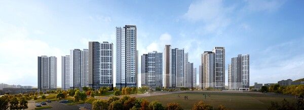 포레나더샵 인천시청역 투시도. [한화]