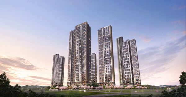 원주역 우미린 더 스텔라 투시도. [우미건설]