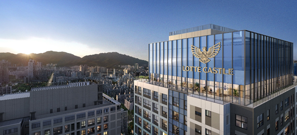 평촌 롯데캐슬 르씨엘 스카이라운지. [롯데건설]